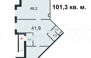 Свободного назначения, 101.3 м²